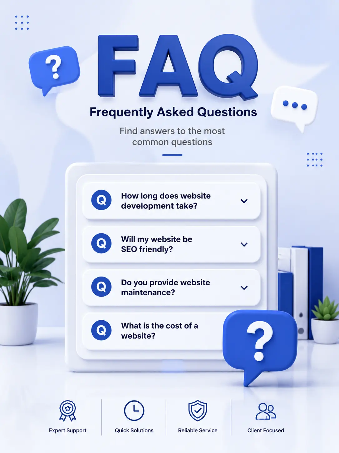 Frequently Asked Questions About Website Development, SEO and Digital Marketing by Trisha Web