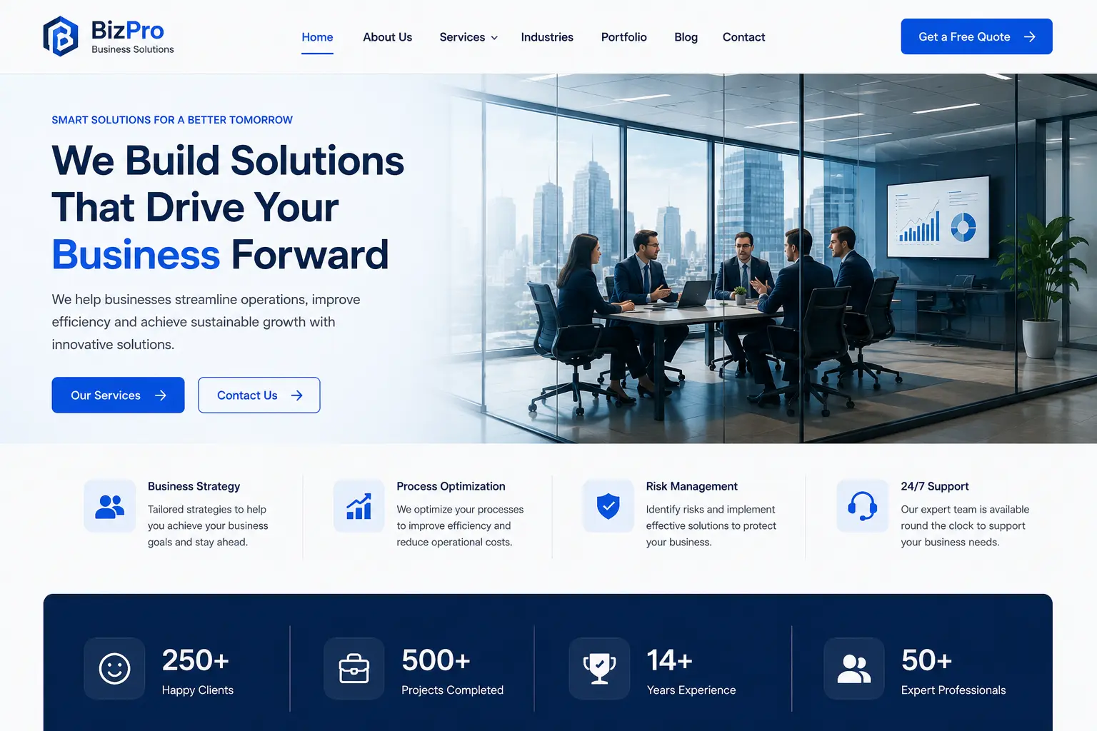 Business Website Development Project by Trisha Web