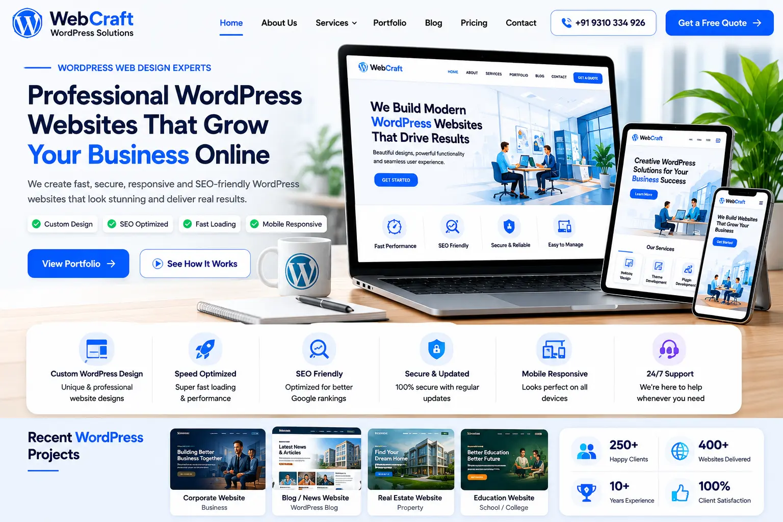 WordPress Website Development Project by Trisha Web