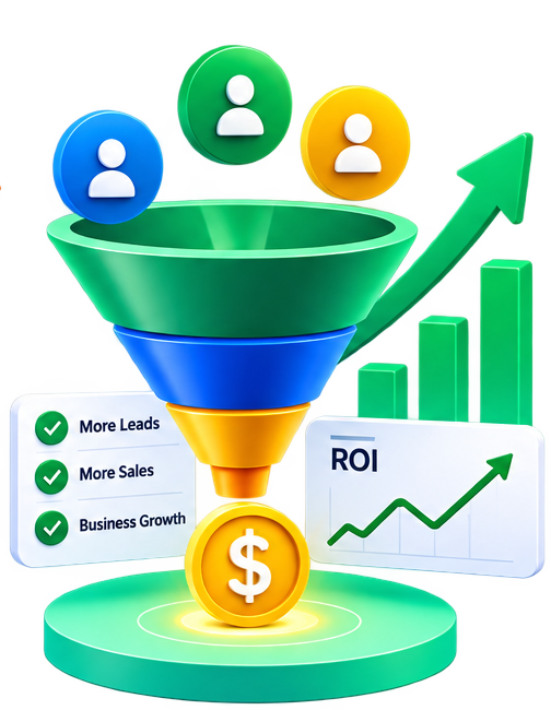 Convert digital growth illustration